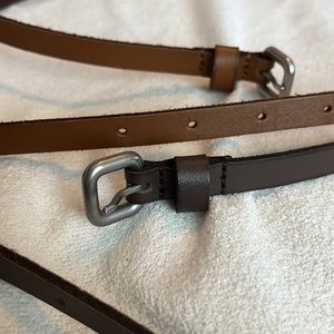 *3 for $10* Set of Skinny Belts